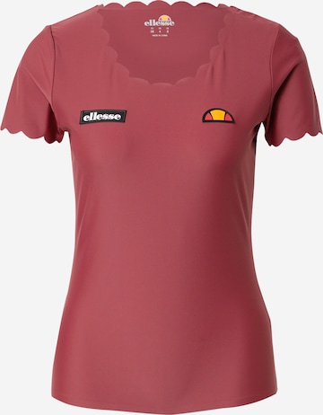 ELLESSE Functioneel shirt 'Evielyn' in Rood: voorkant