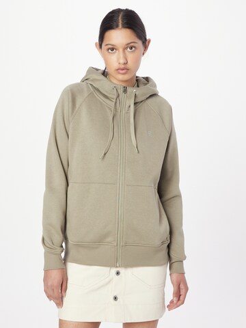 G-Star RAW Sweat jacket 'Premium Core 2.1' in Green: front