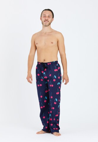 Lousy Livin Pajama Pants 'Cherries' in Blue