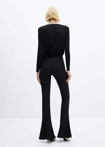 MANGO Shirt Bodysuit 'Xgarbo' in Black