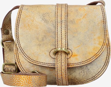 Campomaggi Crossbody Bag in Gold: front