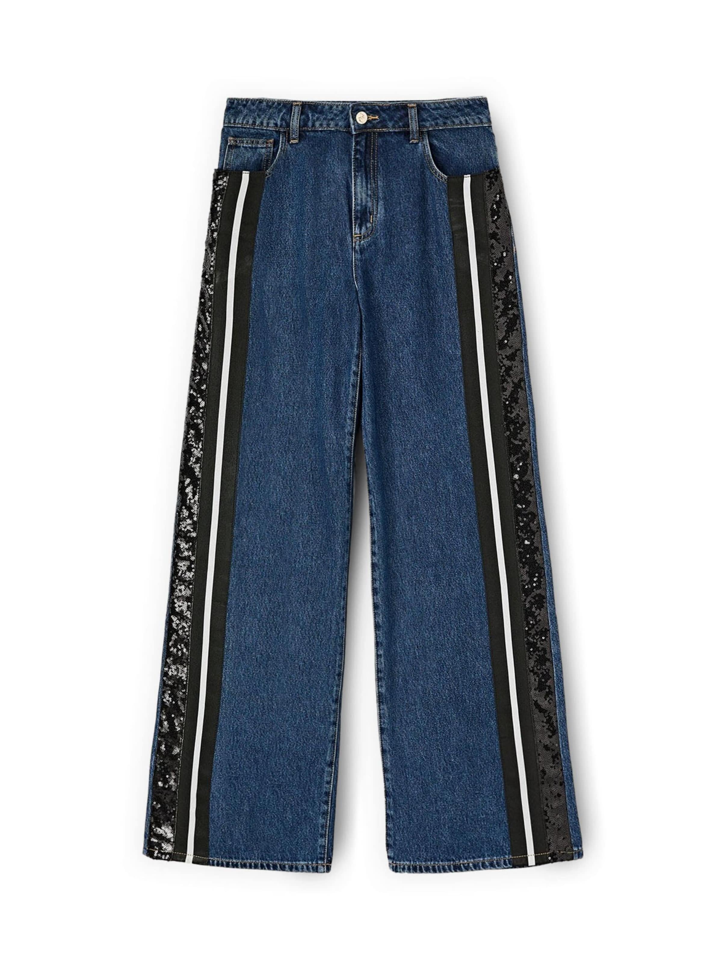 MOTIVI - Pierna ancha Vaquero en azul: frente