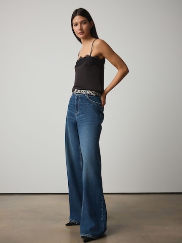 Next Wide leg Jeans in Blauw