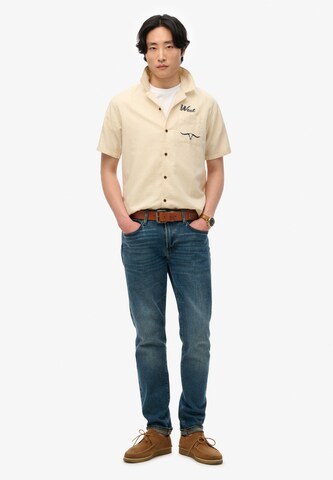 Superdry Comfort fit Overhemd 'The Merchant Store – Resort' in Beige
