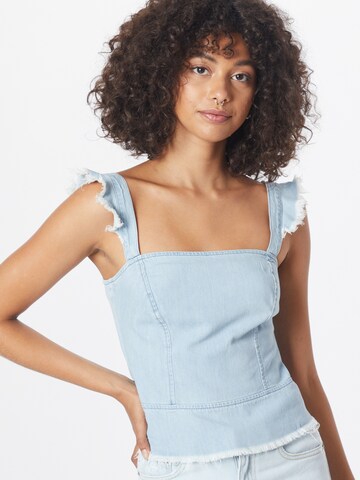 LTB Top 'ADELLE' in Blauw: voorkant