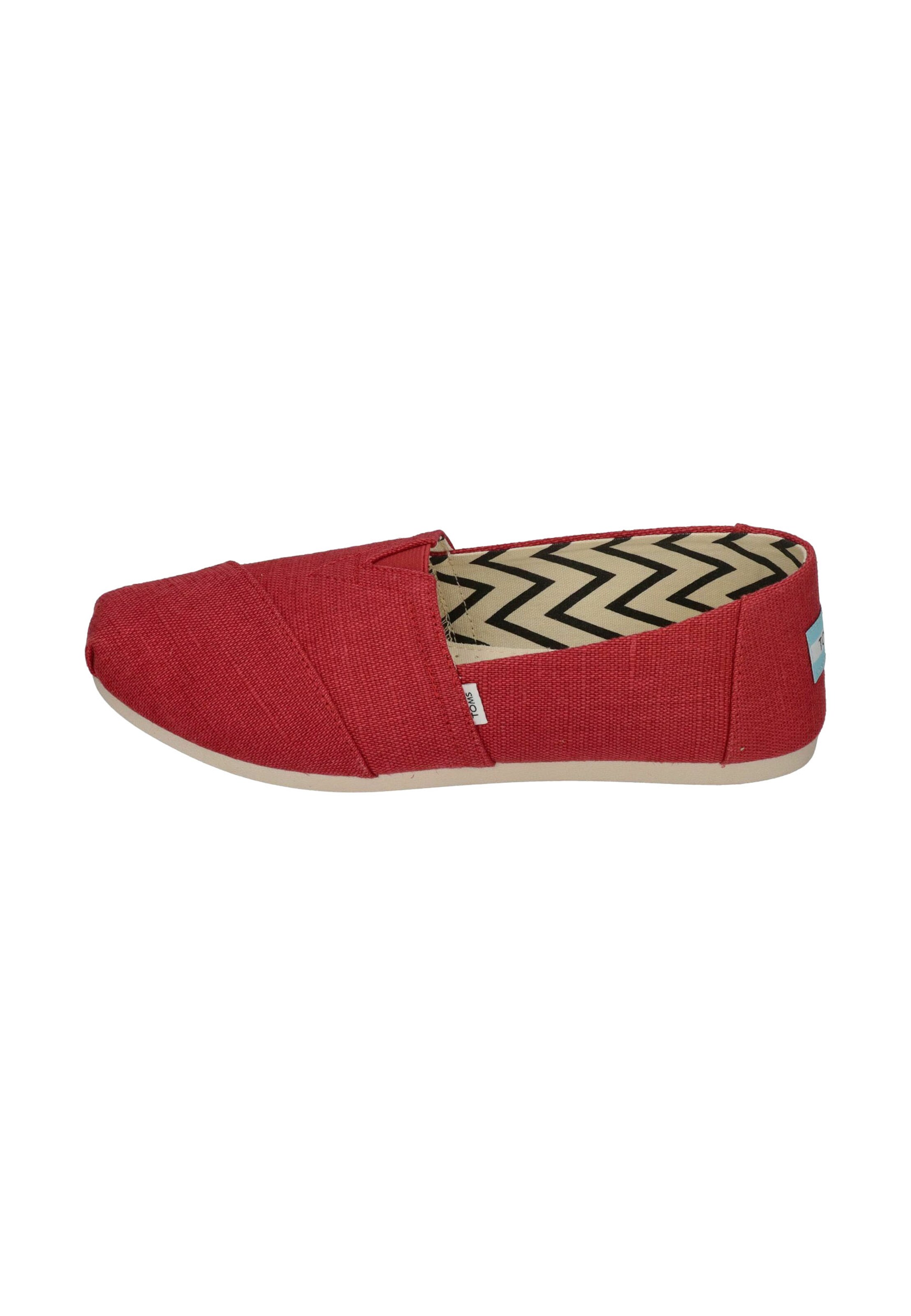 TOMS Pantofle 'ALPARGATA' w kolorze czerwony