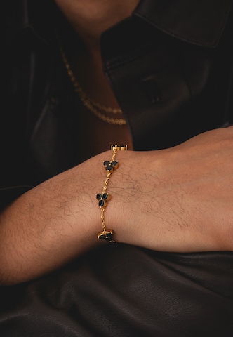 Commen Lines Bracelet in Gold: front