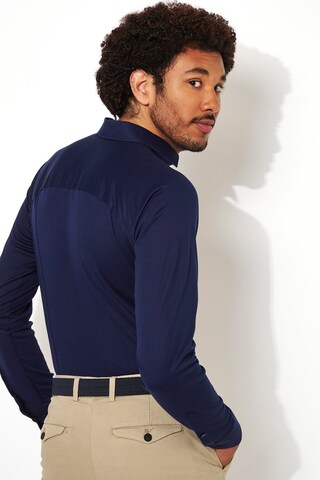 DESOTO Slim fit Overhemd in Blauw