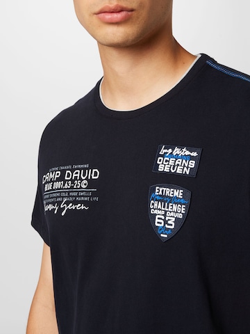 T-Shirt 'Ocean´s Seven I' CAMP DAVID en bleu