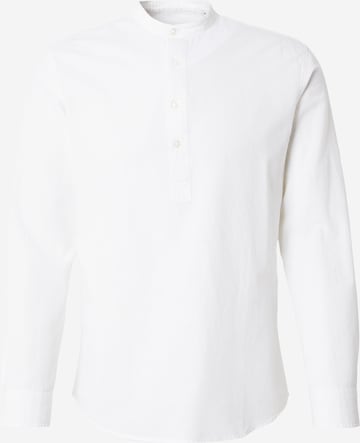 JACK & JONES Comfort Fit Hemd 'JJBREEZE' in Weiß: Vorderseite