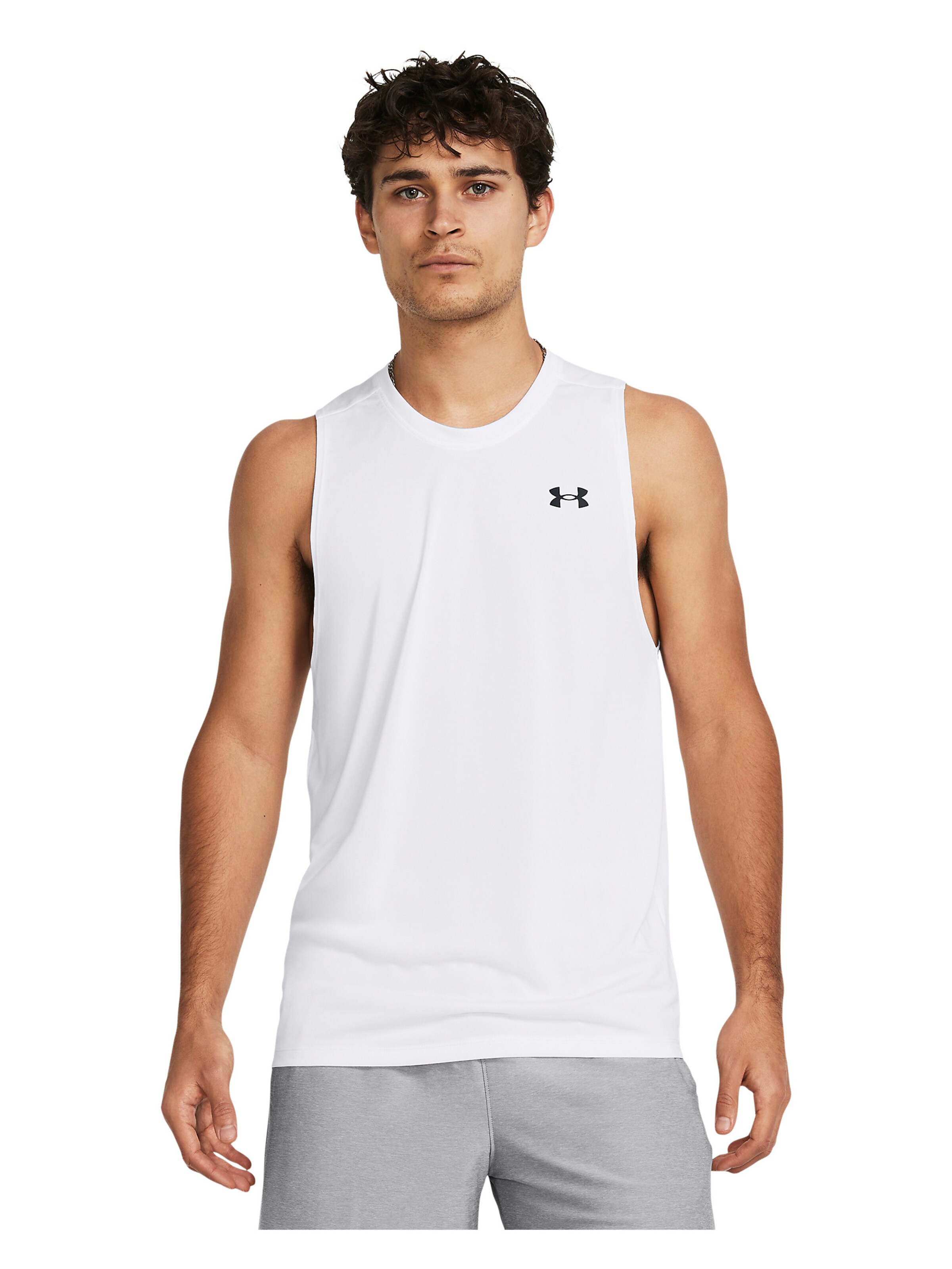 UNDER ARMOUR Performance shirt in White: front