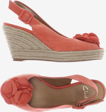 CLARKS Sandals & High-Heeled Sandals in 36 in Red: front