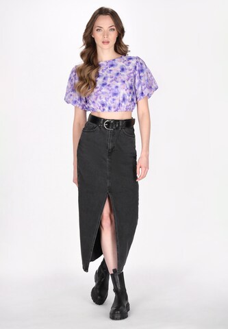 DreiMaster Vintage Блузка в Лиловый