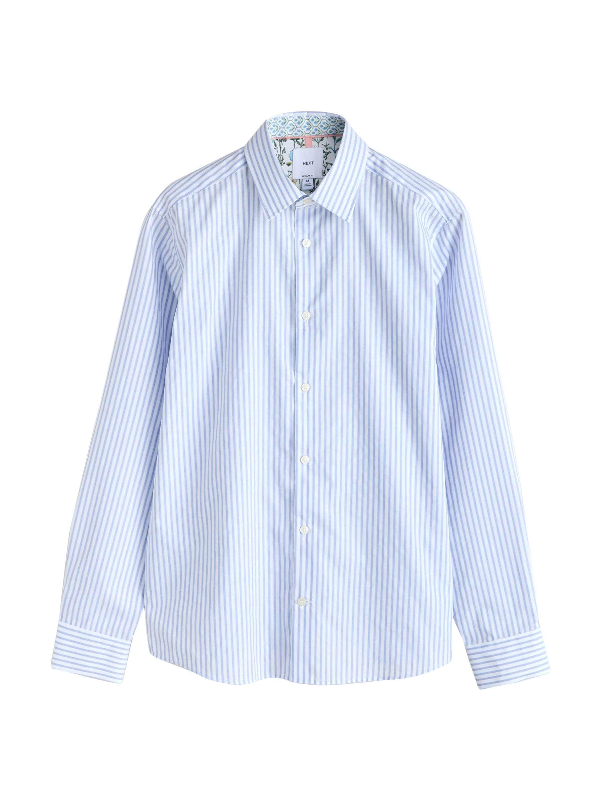 Next Hemd in hellblau / weiß, Produktansicht