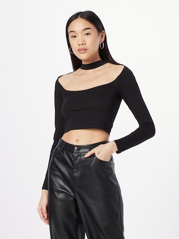 Nasty Gal Top in Schwarz: predná strana