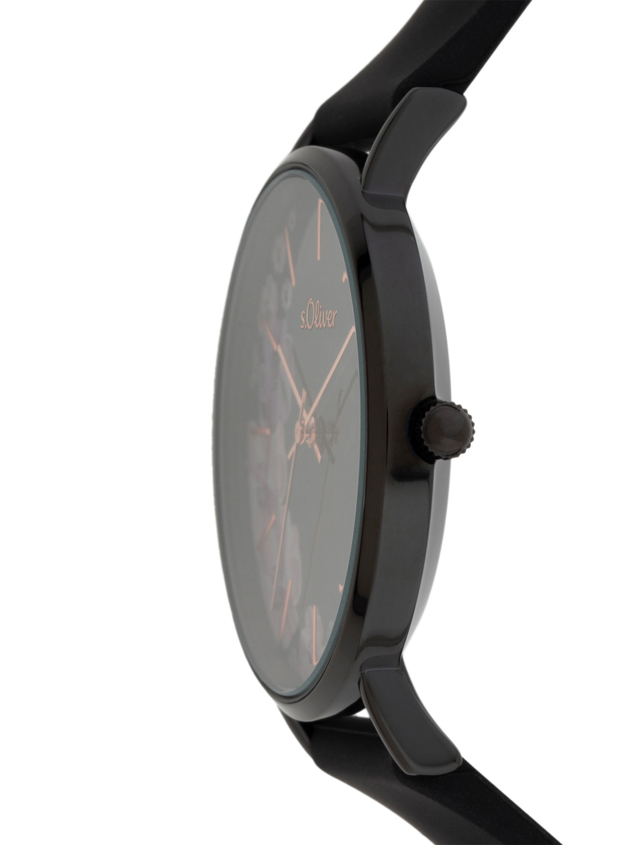 s.Oliver Analog Watch in Black