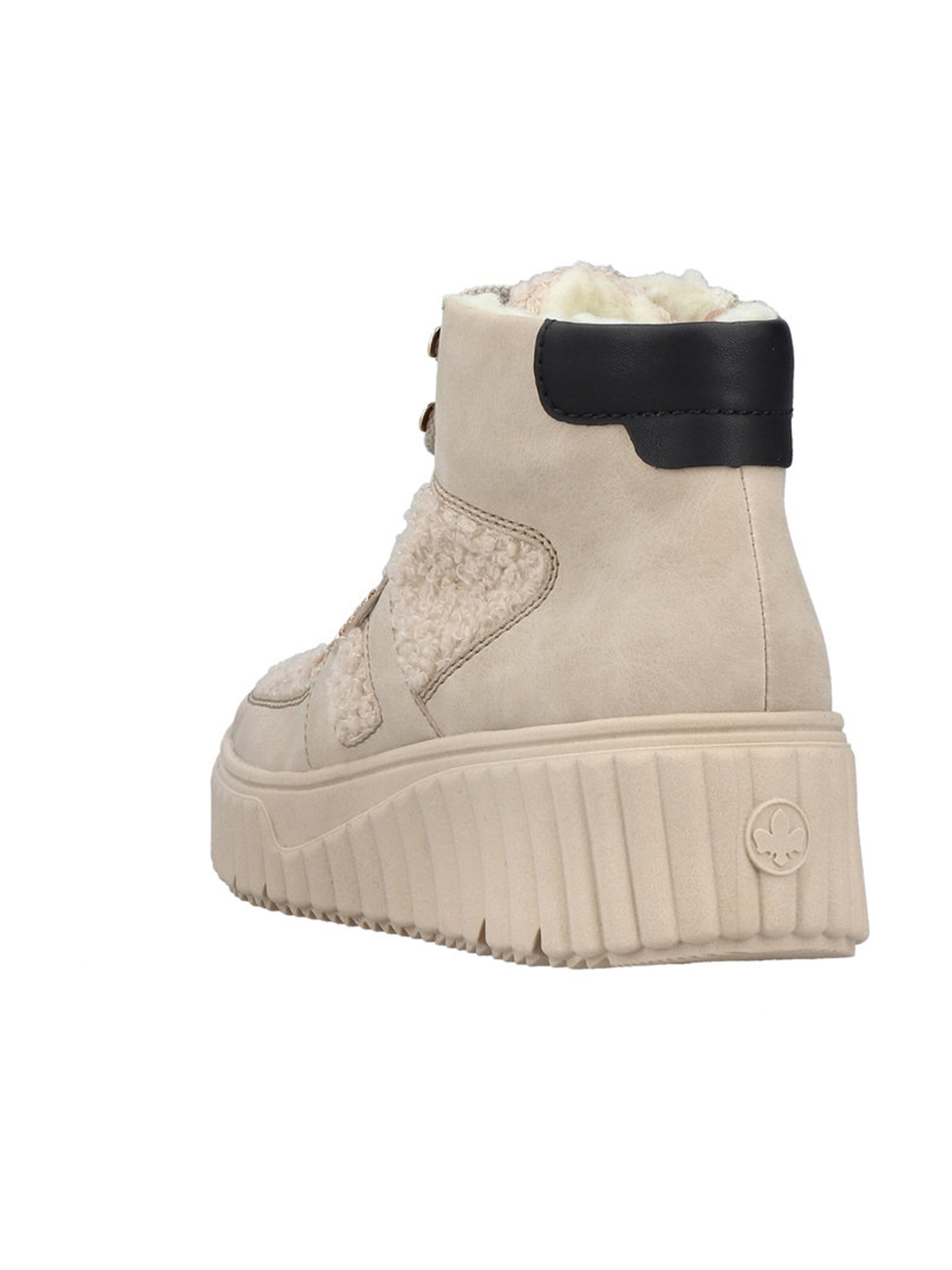 Bottines à lacets Rieker en beige