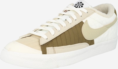 Nike Sportswear Platform trainers in Beige / Khaki / Orange / White, Item view