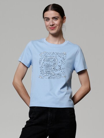 T-shirt 'Landschaft' Watapparel en bleu : devant