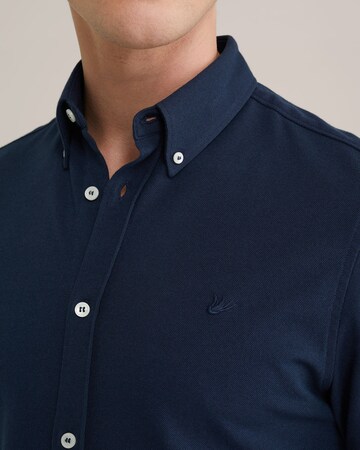Coupe slim Chemise WE Fashion en bleu