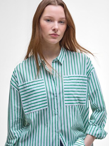 Barbour Bluse 'Nicola' in Grün