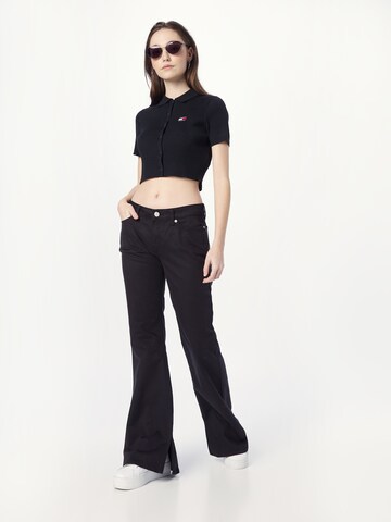 Tommy Jeans Flared Jeans 'SOPHIE' in Schwarz
