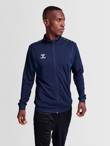 Hummel Sportssweatjakke 'AUTHENTIC PL' i blå: forside