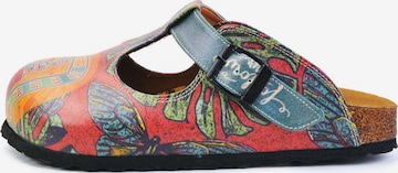 GobyKlompe 'Women shoes Goby-Calceo mules CAL1505 Peace and Love' - miks boja boja: prednji dio