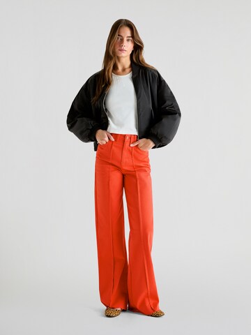 Wide leg Pantaloni di Scalpers in rosso: frontale