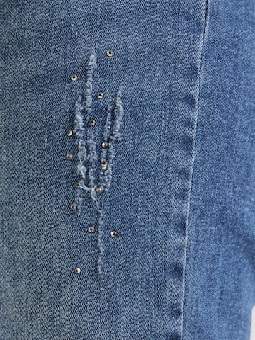 monari Слим фит Дънки в синьо