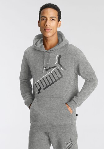 PUMA Sweatshirt in Grey: front