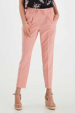 b.young Regular Pleat-Front Pants 'BYDANTA' in Pink: front