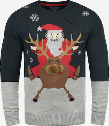 BLEND Trui 'Rudolph' in Gemengde kleuren: voorkant