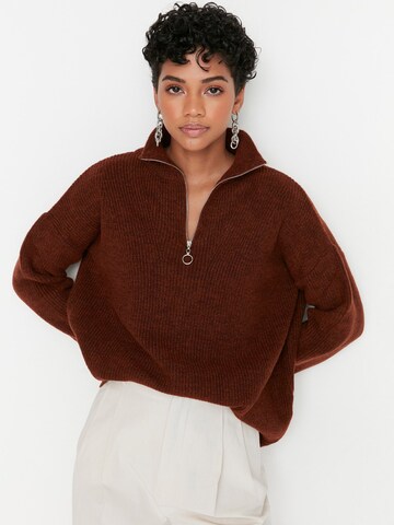Trendyol Pullover in Braun