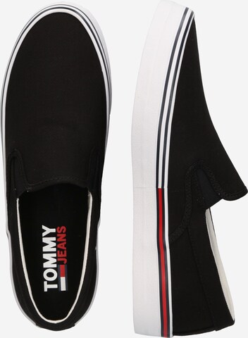 Tommy Jeans Slip-on obuv - Čierna