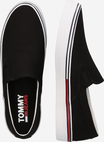 Tommy Jeans Спортни обувки Slip On в черно