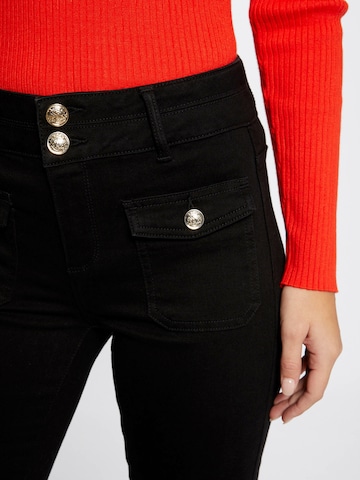 Morgan Flared Jeans in Zwart