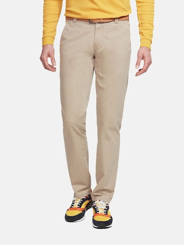 Pantalon chino 'New York' MEYER en beige : devant