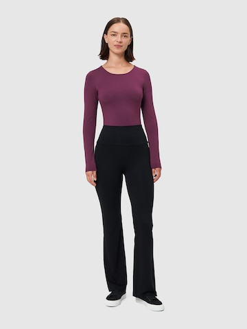 évasé Pantalon 'Belle' Les Lunes en noir