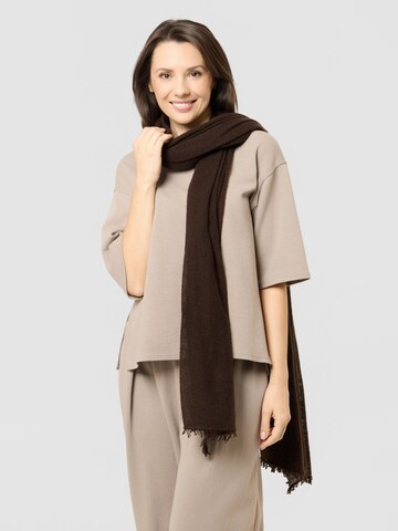 CODELLO Scarf in Brown: front
