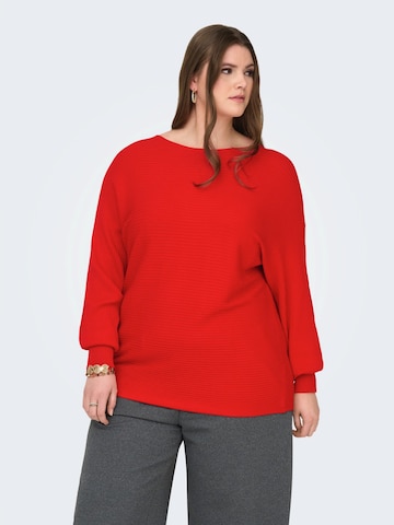 Pullover 'CARNew Adalibe' di ONLY Carmakoma in rosso: frontale