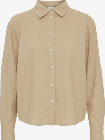 ICHI Blus i beige: framsida