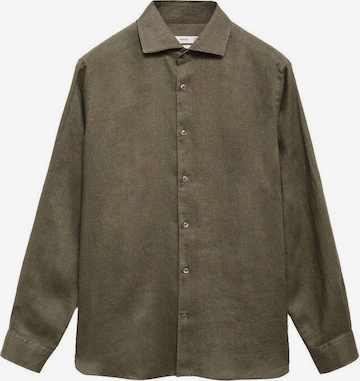 MANGO MAN Hemd 'Tucan' in Grün: Vorderseite