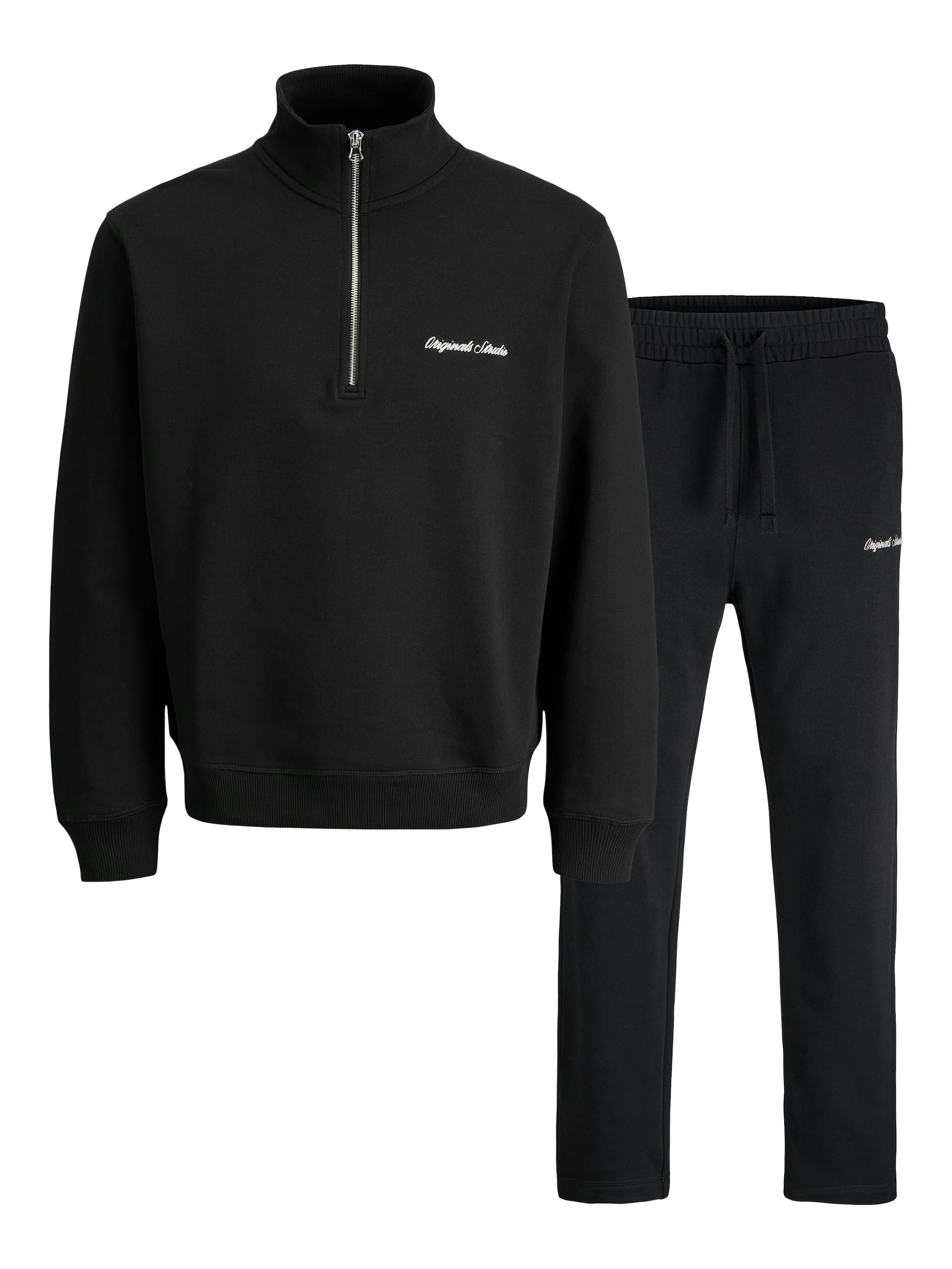 Tuta da jogging 'JORNorrebro' di JACK & JONES in nero: frontale