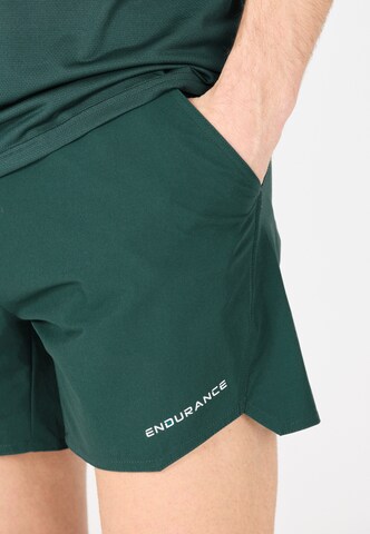 ENDURANCE Regular Sports trousers 'Geoff' in Green