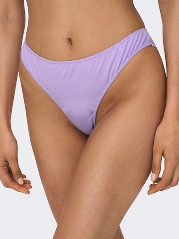 ONLY - Cueca 'Sara' em roxo: frente