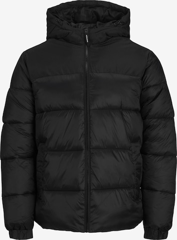 Veste d’hiver 'Toby' Jack & Jones Plus en noir : devant