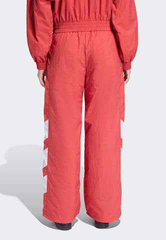 ADIDAS ORIGINALS Wide leg Trousers in Red
