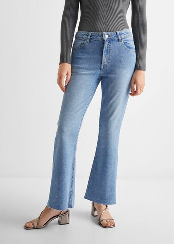 MANGO TEEN Flared Jeans 'Fantasy' in Blue: front