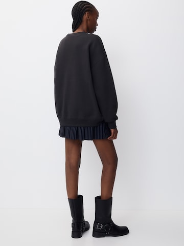 Pull&BearSweater majica - crna boja